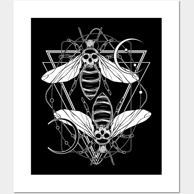 Twin killer bees Wall Art by Von Kowen